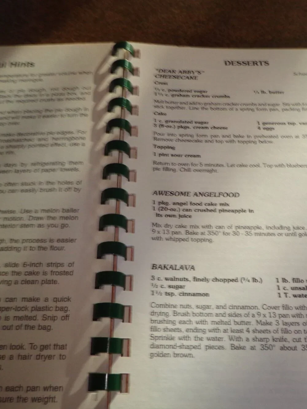 NEW Spiralbound Cookbook THE FRUIT of the SPIRIT Luther Memorial Church 82 Pgs.